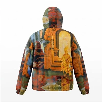 Men's Vintage Oil Painting All Over Print Hoodie suppliers